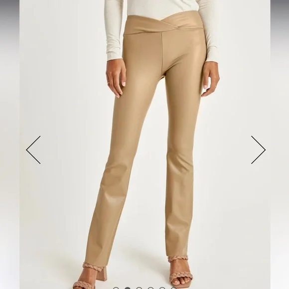 NWT Splendid x Cella Jane Vegan Leather Flare Size XS